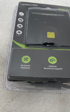 Load image into Gallery viewer, Saicoo Black USB 2.0 Smart Card Reader For Windows Mac Factory Sealed
