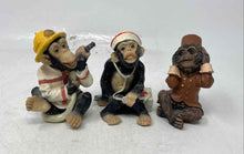 Load image into Gallery viewer, Lot Of 3 Pcs Multicolor Classic Decorative Collectibles Monkey Figure
