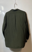 Load image into Gallery viewer, Banana Republic Womens Green 3/4 Sleeve Pockets Collared Button-Up Shirt Size SP
