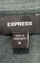 Load image into Gallery viewer, Express Mens Green White Cotton Short Sleeve Collared Outline Polo Shirt Size M
