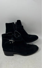 Load image into Gallery viewer, Cole Haan Womens Indiana Black Suede Side Zip Block Heel Ankle Boots Size 8B
