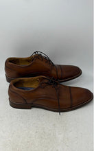 Load image into Gallery viewer, Florsheim Mens Rucci Brown Leather Cap Toe Lace-Up Oxford Dress Shoes Size 10.5
