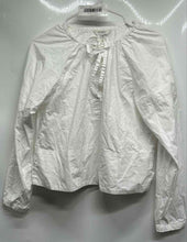 Load image into Gallery viewer, Banana Republic Womens White Long Sleeve Tie Front Blouse Top Size XS
