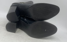 Load image into Gallery viewer, Tommy Hilfiger Womens Black Round Toe High Block Ankle Boots Size 9.5M
