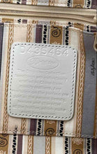 Load image into Gallery viewer, Authentic Brighton Womens Ivory Pebbled Leather Bottom Studs Shoulder Handbag
