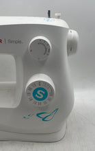 Load image into Gallery viewer, Singer Simple Model 3337 White Side Dials Sewing Machine Untested No Pedal
