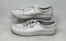 Load image into Gallery viewer, Keds Womens Center White Leather Round Toe Lace-Up Sneaker Shoes Size 9.5
