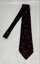 Load image into Gallery viewer, Made In Italy Mens Multicolor Printed Silk Adjustable Formal Designer Tie
