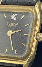 Load image into Gallery viewer, Authentic Bulova Women's Gold Tone Watch.
