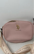 Load image into Gallery viewer, US Polo Assn. Womens Pink Adjustable Strap Classic Zipper Crossbody Bag
