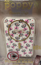 Load image into Gallery viewer, Xo Poppy White Pink Power Trip Magsafe Compatible Power Bank W/ 5000mAh Capacity
