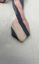 Load image into Gallery viewer, Stacy Adams Mens Multicolor Striped Silk Adjustable Formal Pointed Tie
