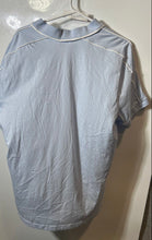 Load image into Gallery viewer, Michael Kors Mens Blue White Piping Cotton Short Sleeve Polo Shirt Size XL
