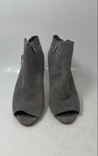 Load image into Gallery viewer, Marc Fisher Womens Serenity Gray Side Zip Casual Ankle Booties Size 8/5
