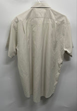 Load image into Gallery viewer, Hugo Boss Mens Light Beige Printed Short Sleeve Dress Shirt Size 16 1/2
