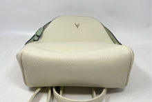 Load image into Gallery viewer, Vanessa Williams Womens Bone White Leather Pockets Adjustable Strap Backpack
