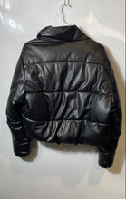 Load image into Gallery viewer, Zara Womens Black Long Sleeve Snap Front Full-Zip Puffer Jacket Size Small
