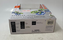 Load image into Gallery viewer, Sharper Image White Green Glow Stunt Remote Control Quadcopter Drone Not Tested
