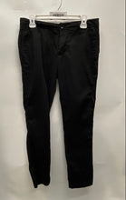 Load image into Gallery viewer, Armani Exchange Womens Black Flat Front Pockets Straight Leg Chino Pants Size 30
