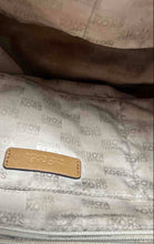 Load image into Gallery viewer, Michael Kors Womens Jet Set Brown And Beige Signature Shoulder Tote Handbag
