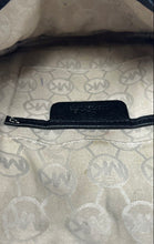 Load image into Gallery viewer, Michael Kors Womens Black Leather Adjustable Strap Buckle Flap Crossbody Bag
