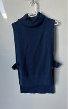 Load image into Gallery viewer, Banana Republic Womens Blue Sleeveless Turtleneck Pullover Sweater Size Small
