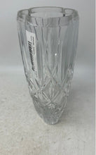 Load image into Gallery viewer, Royal Gallery Clear Crystal Cut Sparkle Clarity Scalloped Rim Collectibles Vases

