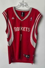 Load image into Gallery viewer, Vintage Adidas Mens Red Houston Rockets Tracy McGrady #1 Basketball Jersey Sz S

