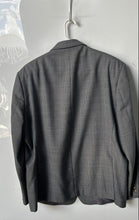 Load image into Gallery viewer, Lauren Ralph Lauren Mens Gray Printed Long Sleeve Two-Button Blazer Size 46S
