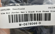 Load image into Gallery viewer, Nike Mens Air Jordan 1 Low 553558-034 Black Pink Lace-Up Sneaker Shoes Size 11
