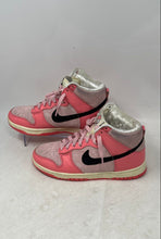 Load image into Gallery viewer, Nike Womens Dunk High DX3359-600 Pink Black Lace-Up Sneaker Shoes Size 6.5
