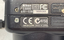 Load image into Gallery viewer, Nikon Coolpix 5000 Black Built-In Flash Compact Digital Camera Not Tested
