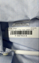 Load image into Gallery viewer, Calvin Klein Mens Blue Long Sleeve Slim Fit Non-Iron Dress Shirt Size M 15 1/2
