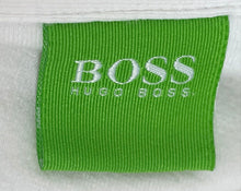 Load image into Gallery viewer, Hugo Boss Mens White Green Stripes Short Sleeve Collared Polo Shirt Size XXL
