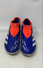 Load image into Gallery viewer, Adidas Kids Predator 24 League Laceless TF Blue Orange White Sneaker Shoes 4.5
