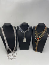 Load image into Gallery viewer, Lucky, Talbot, Guess, Monet Women's Silver/Gold Tone Necklaces ( 5Pcs )
