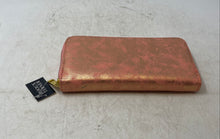 Load image into Gallery viewer, Bijoux Terner Womens Pink Gold Faux Leather Continental Zip-Around Wallet W/ Tag
