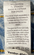 Load image into Gallery viewer, Pacsun Womens Blue Flat Front 5-Pocket Design Jeans Mini Skirt Size 24
