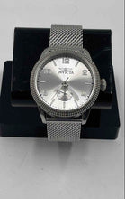 Load image into Gallery viewer, Authentic Invicta Men's Silver-Tone Stainless Steel Quartz Watch
