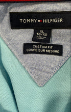 Load image into Gallery viewer, Tommy Hilfiger Mens Blue Short Sleeve Collared Custom Fit Polo Shirt Size XL
