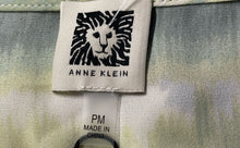 Load image into Gallery viewer, Anne Klein Womens Multicolor Printed Boat Neck Short Sleeve Blouse Top Size PM
