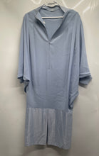 Load image into Gallery viewer, Daymor Couture Womens Blue Batwing Sleeve Back Zip Shift Dress Size 8
