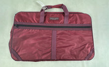 Load image into Gallery viewer, Pierre Cardin Mens Red Outer Pocket Double Handle Zip-Around Travel Duffle Bag

