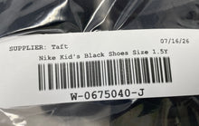 Load image into Gallery viewer, Nike Kids Omni DM9026-001 Black Round Toe Lace-Up Sneaker Shoes Size 1.5Y
