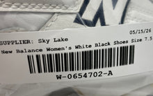 Load image into Gallery viewer, New Balance Womens 606 White Black Low Top Lace-Up Sneaker Shoes Size 7.5B
