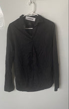 Load image into Gallery viewer, Armani Exchange Mens Black Long Sleeve Slim Fit Button-Up Shirt Size Small
