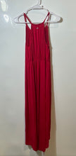 Load image into Gallery viewer, Armani Exchange Womens Red Sleeveless Halter Neck Maxi Dress Size XS
