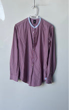 Load image into Gallery viewer, Pedro Del Hierro Mens Red Striped Long Sleeve Dress Shirt Size 38
