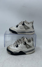 Load image into Gallery viewer, Nike Kids Air Jordan 4 Retro IB4387-100 Black White Gray Sneaker Shoes Size 9C
