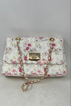 Load image into Gallery viewer, Aldo Womens Multicolor Floral Print Chain Strap Inner Pocket Shoulder Bag
